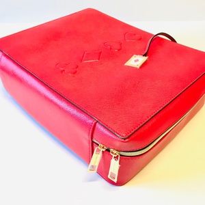 🍒 Estee Lauder Red Cosmetic Case